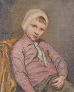 Emile Bernard sitting boy Germany oil painting artist